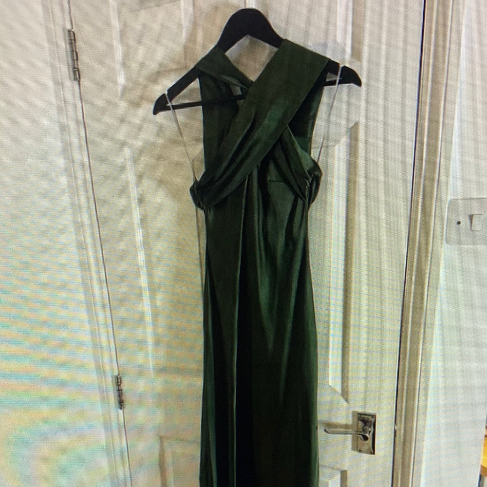 Rewash Dark Green Mini Dress